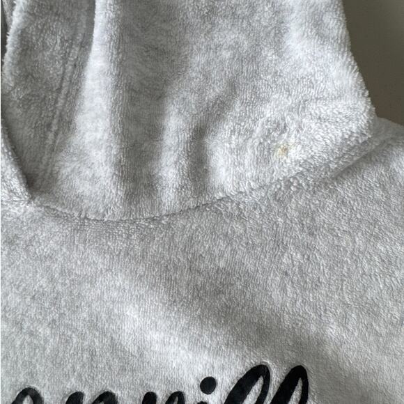 NFL Jacksonville Jaguars Sweatshirt Womens Small Gray Terry Velour Hoodie - Picture 12 of 13